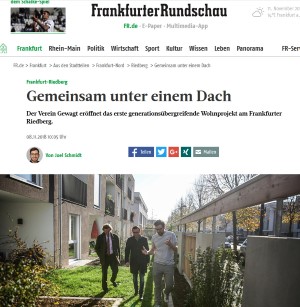 "Gemeinsam unter einem Dach" - Frankfurter Rundschau